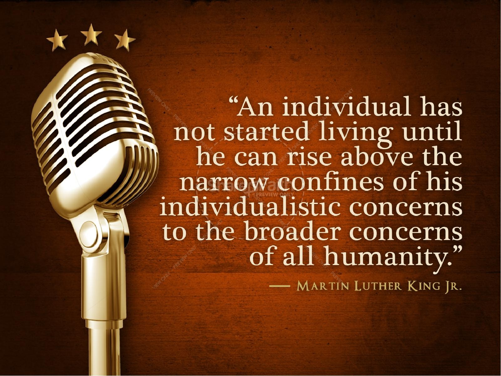 Martin Luther King Jr PowerPoint Template Thumbnail 3