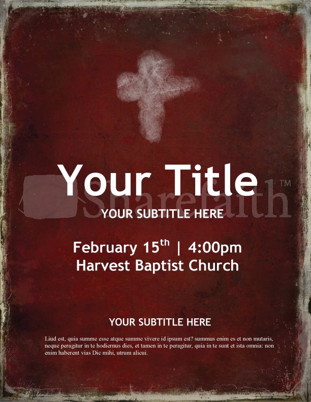 Lent Season Church Flyer Thumbnail Showcase