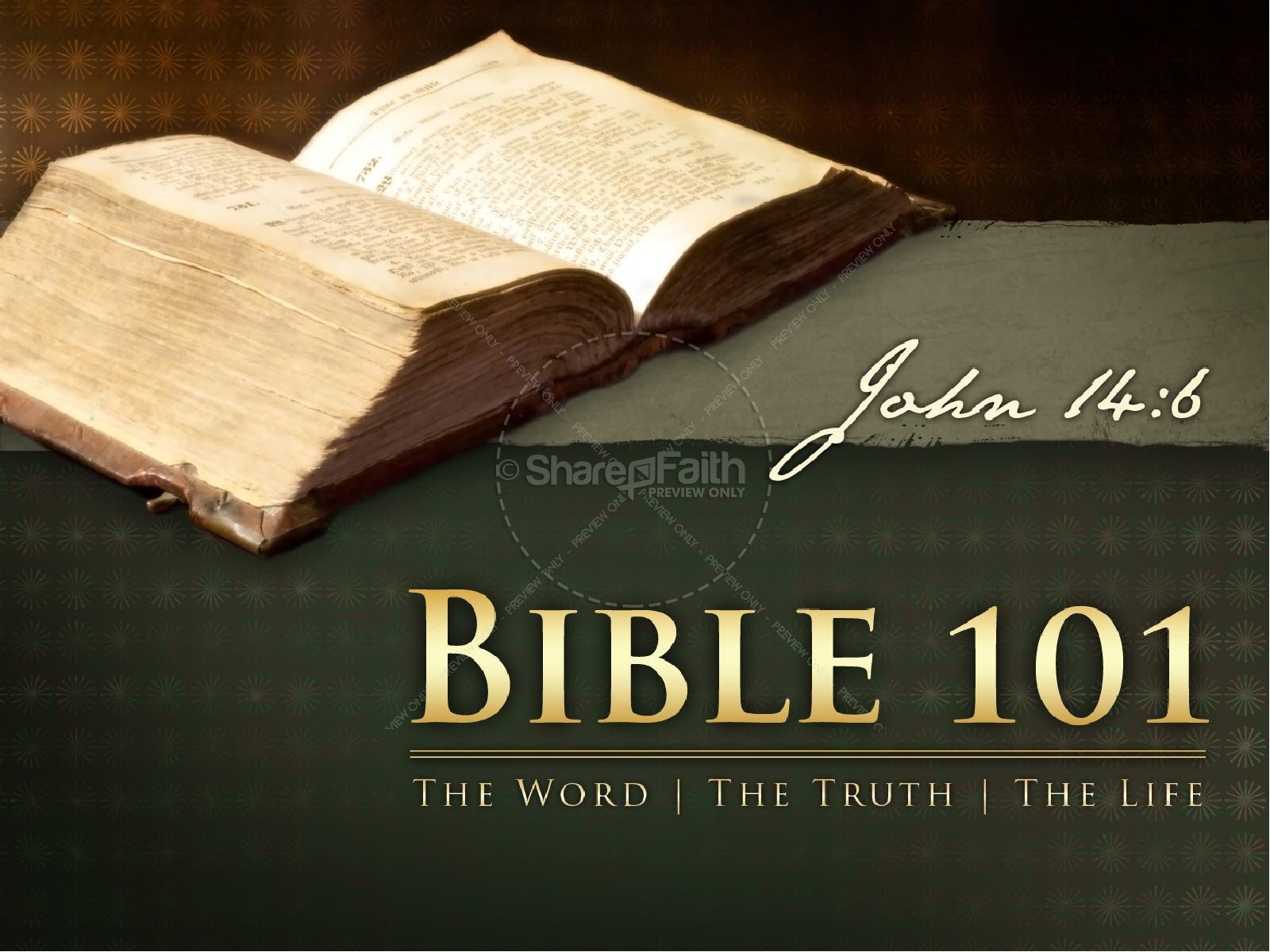 Bible Study Basics Sermon PowerPoint