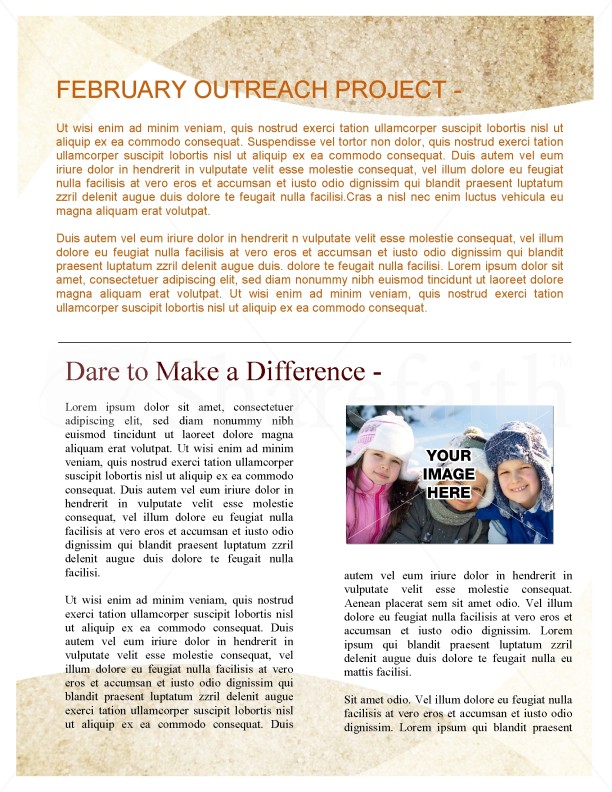 Lent Church Newsletter Template | page 4