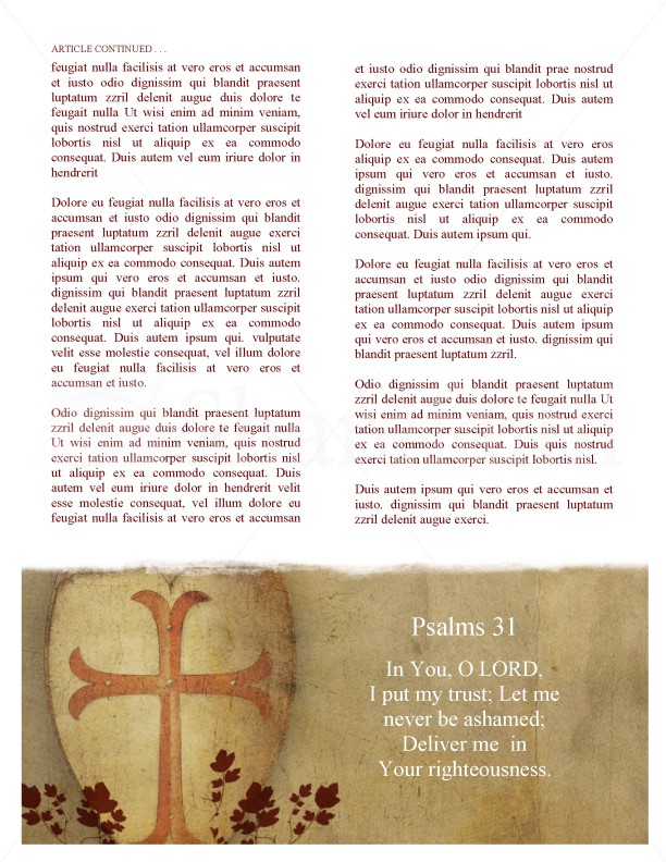 Spiritual Warfare Church Newsletter | page 2