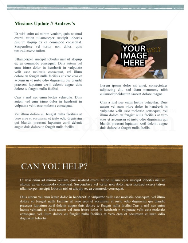 The Path Church Newsletter Template | page 4