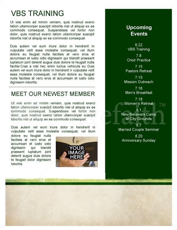The Church Newsletter Template | page 4
