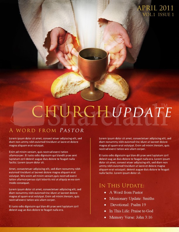 Communion Church Newsletter Thumbnail Showcase