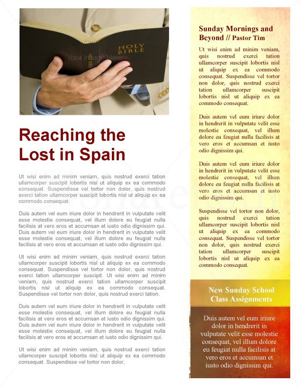 By His Wounds Church Newsletter Template | page 4