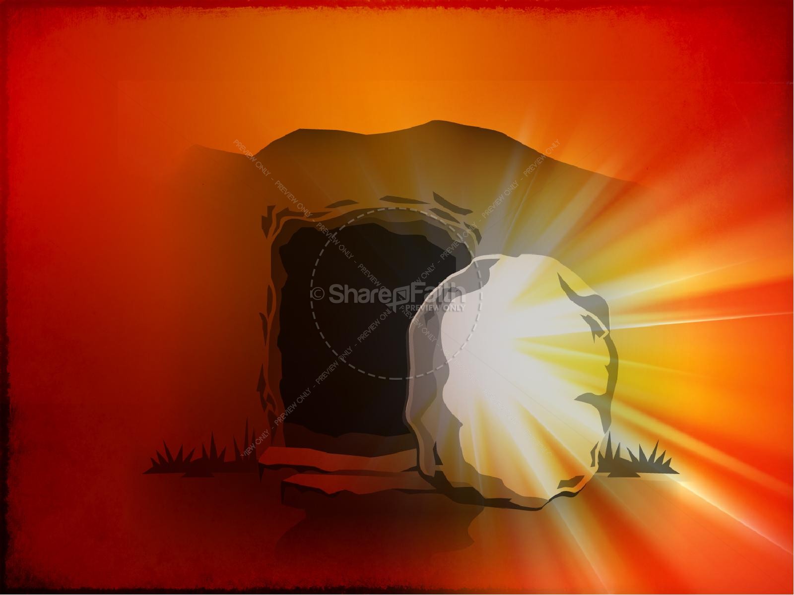 He Is Risen Easter PowerPoint Thumbnail 5