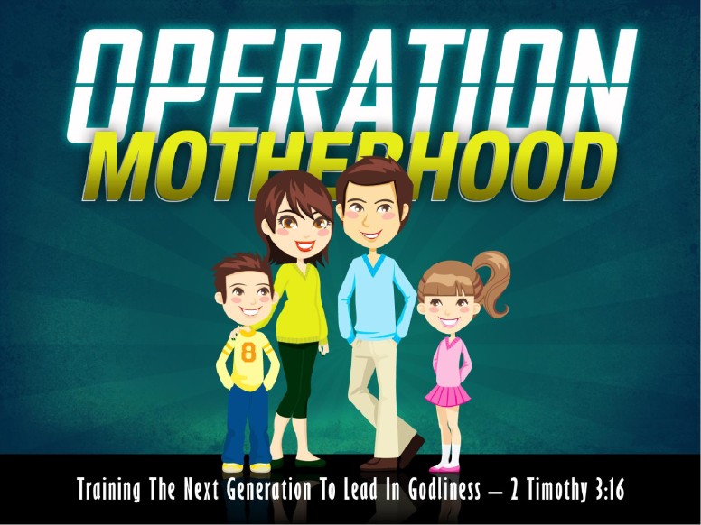 Operation Motherhood PowerPoint Template