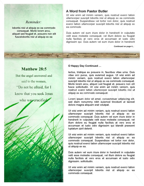 Resurrection Day Church Newsletter | page 2