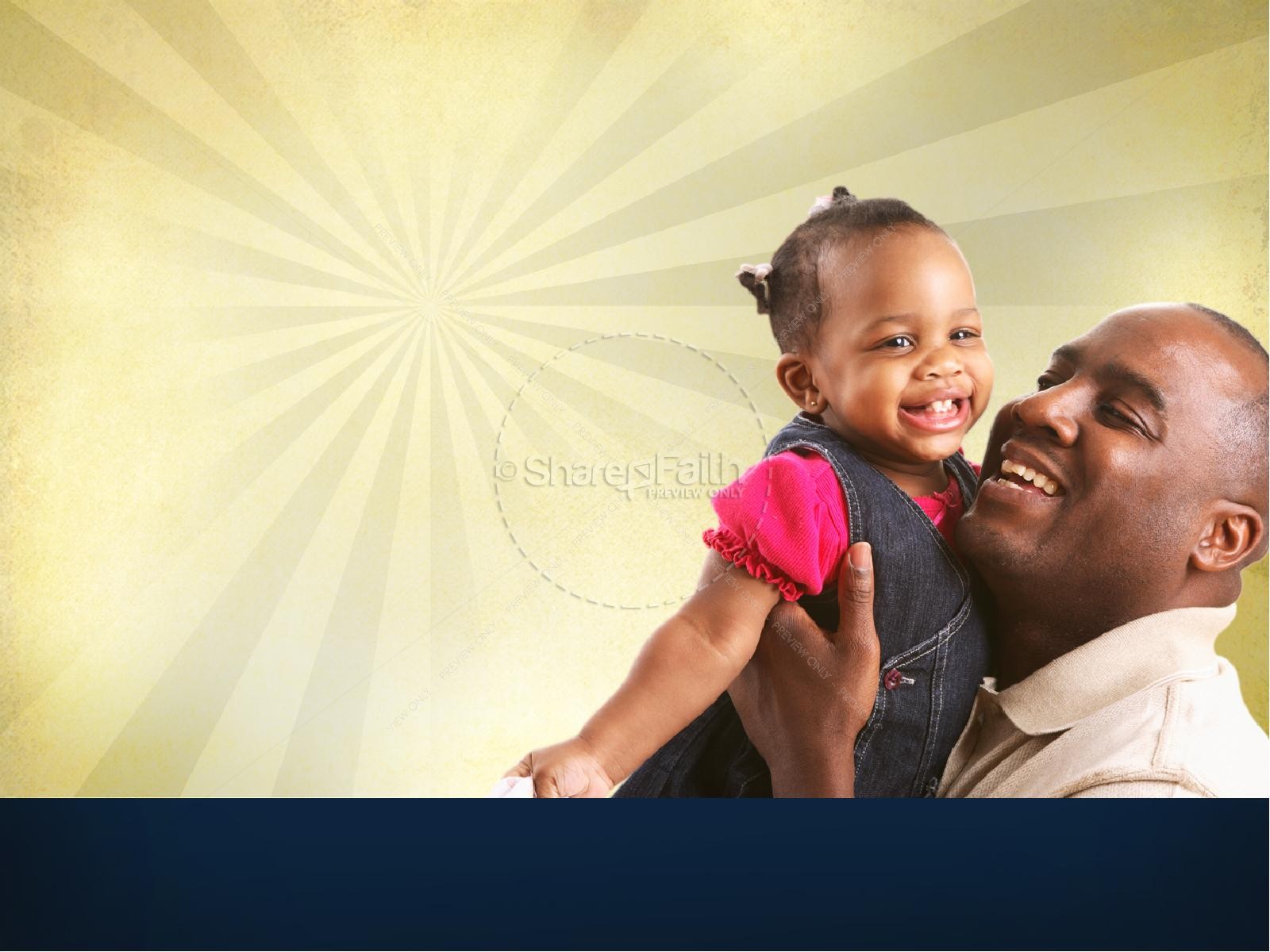 Joy of Fatherhood Sermon PowerPoint Template Thumbnail 6