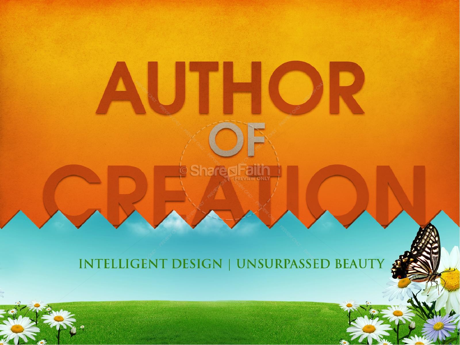 Author of Creation PowerPoint Sermon