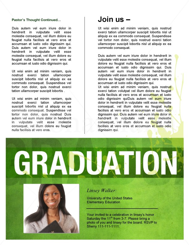Graduation Newsletter | page 4