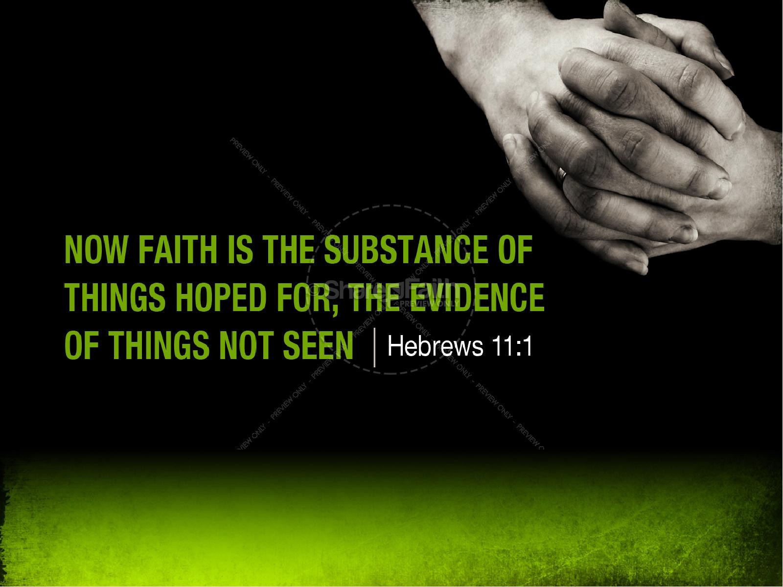 What Is Faith PowerPoint Sermon