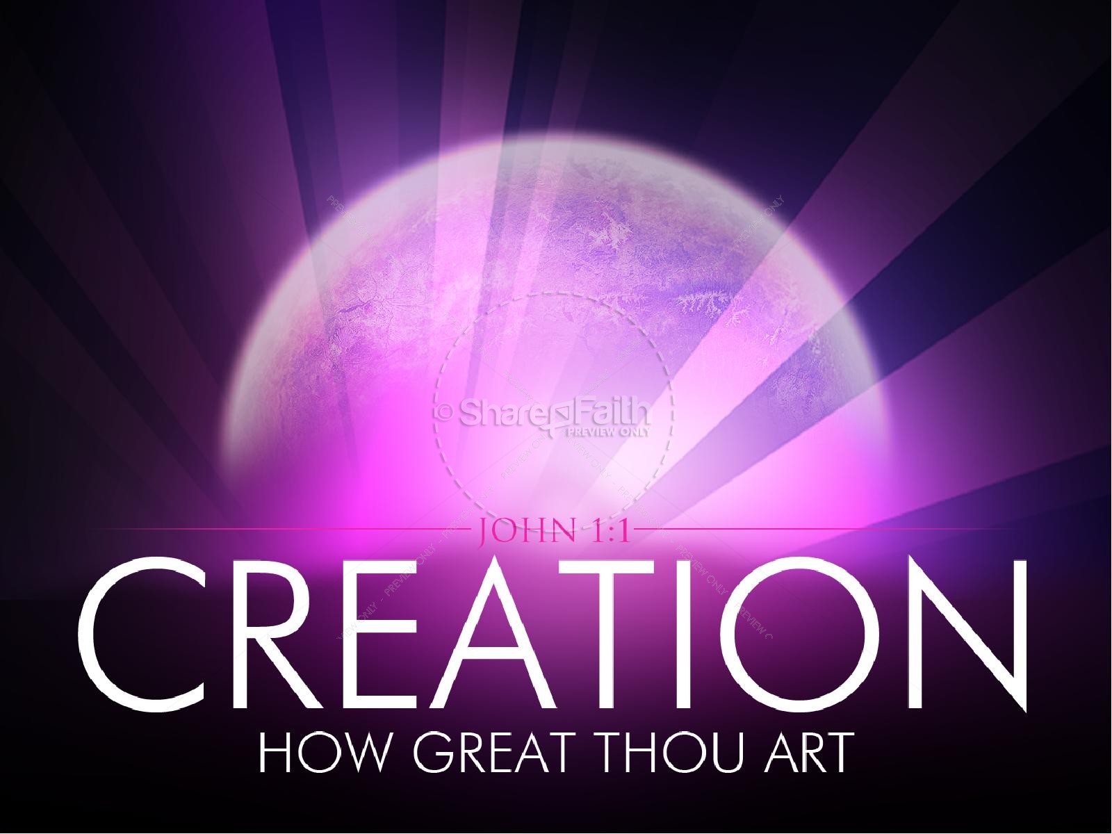 Creation PowerPoint Thumbnail 1