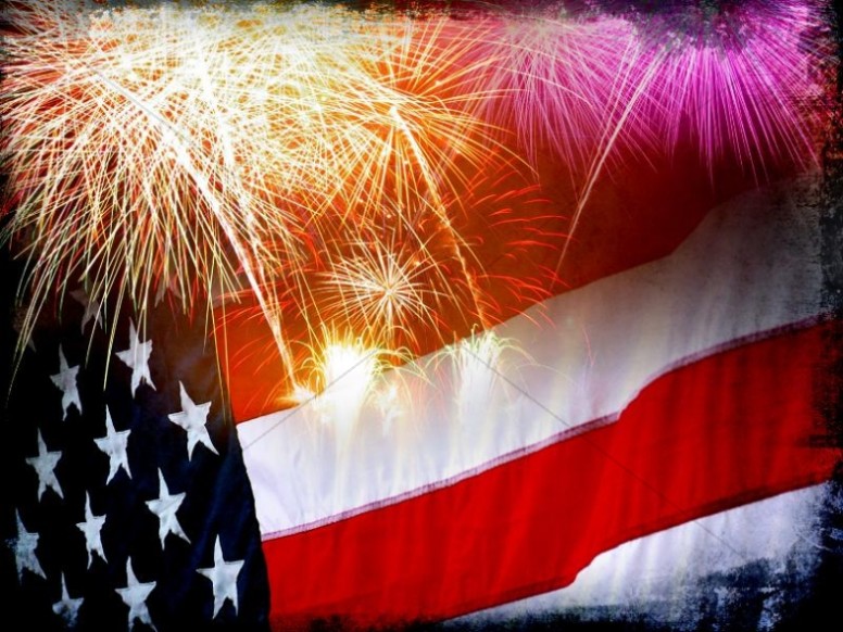 Fireworks Patriotic Worship Background Thumbnail Showcase