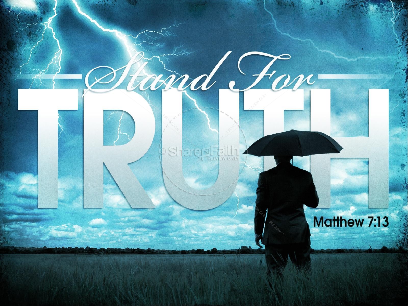 ShareFaith Media » Truth PowerPoint Sermon – ShareFaith Media