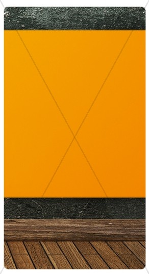 Orange Wall Banner Widget Thumbnail Showcase