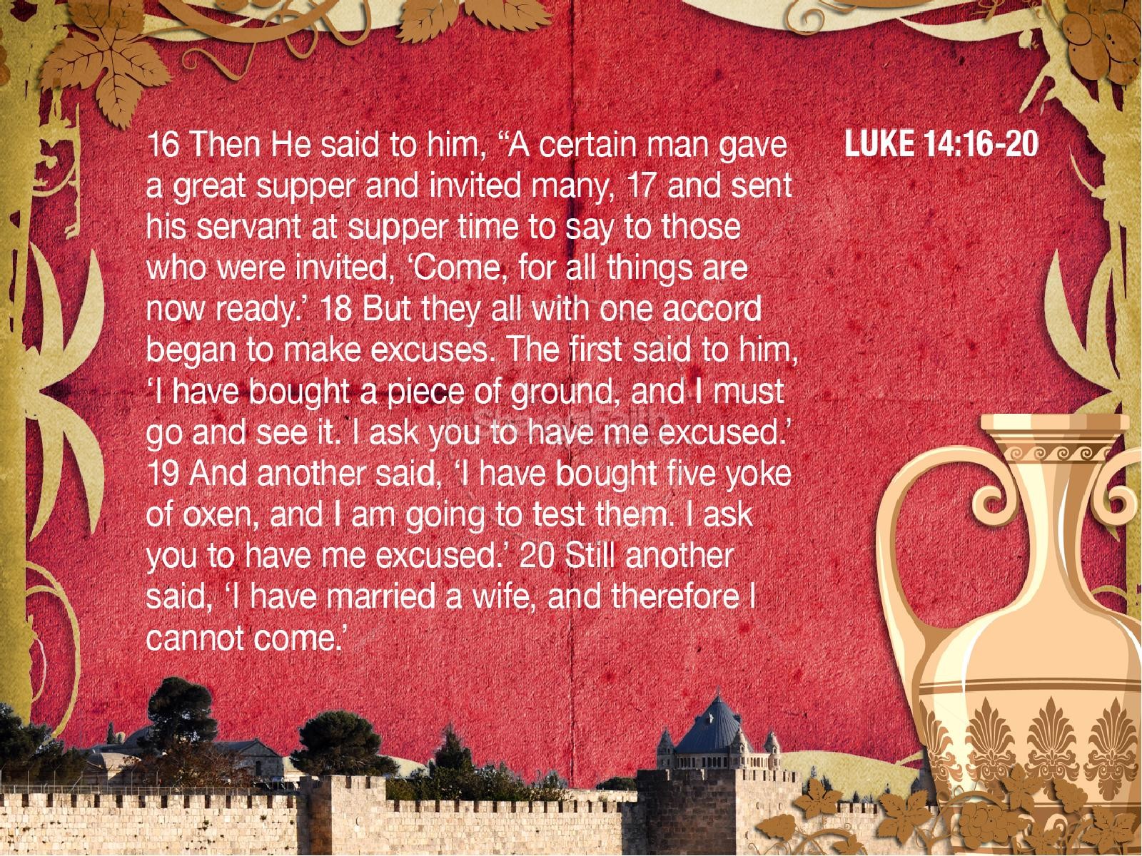 Wedding Feast Sermon PowerPoint