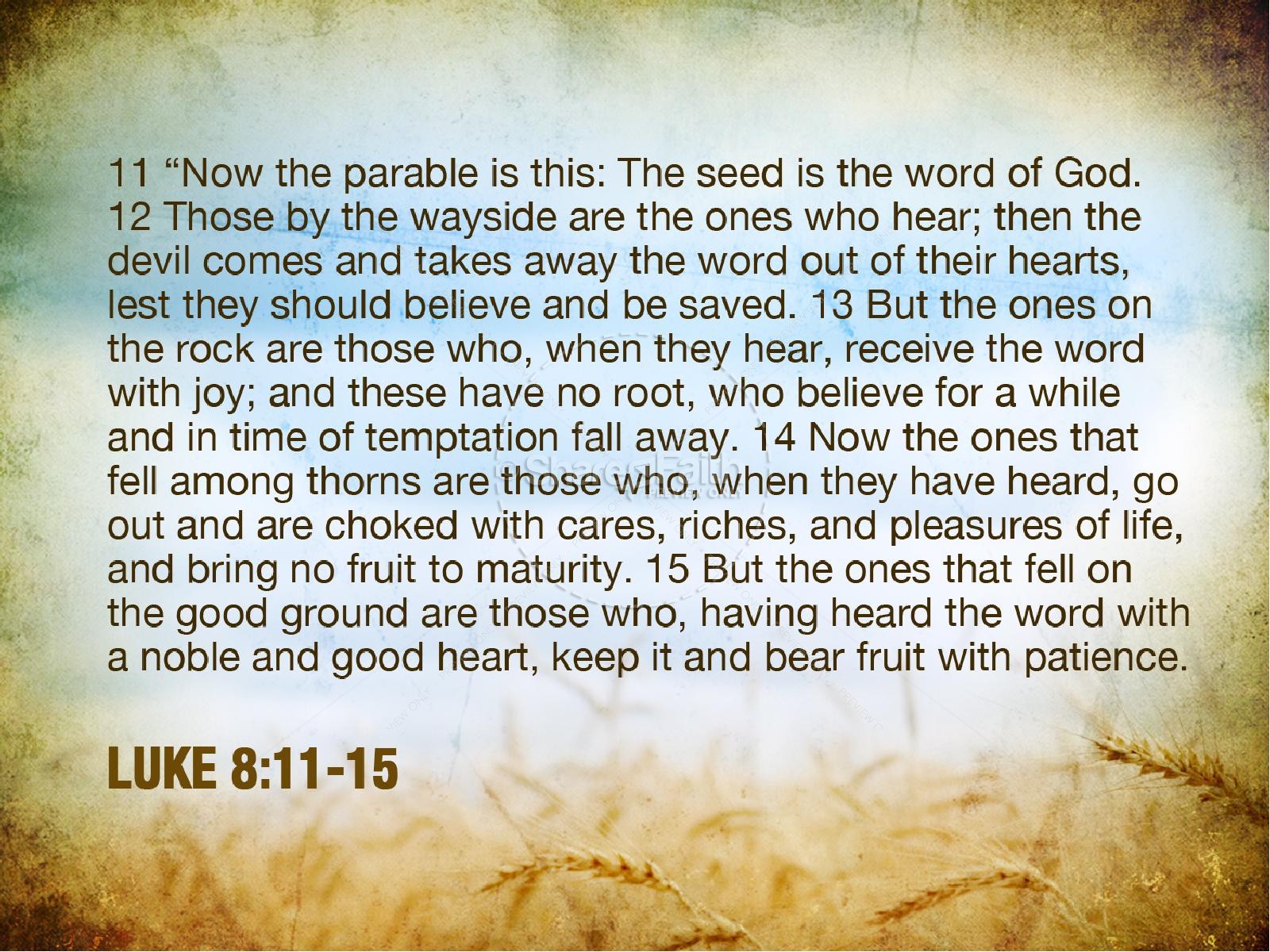 Parable of the Sower Sermon PowerPoint | slide 6