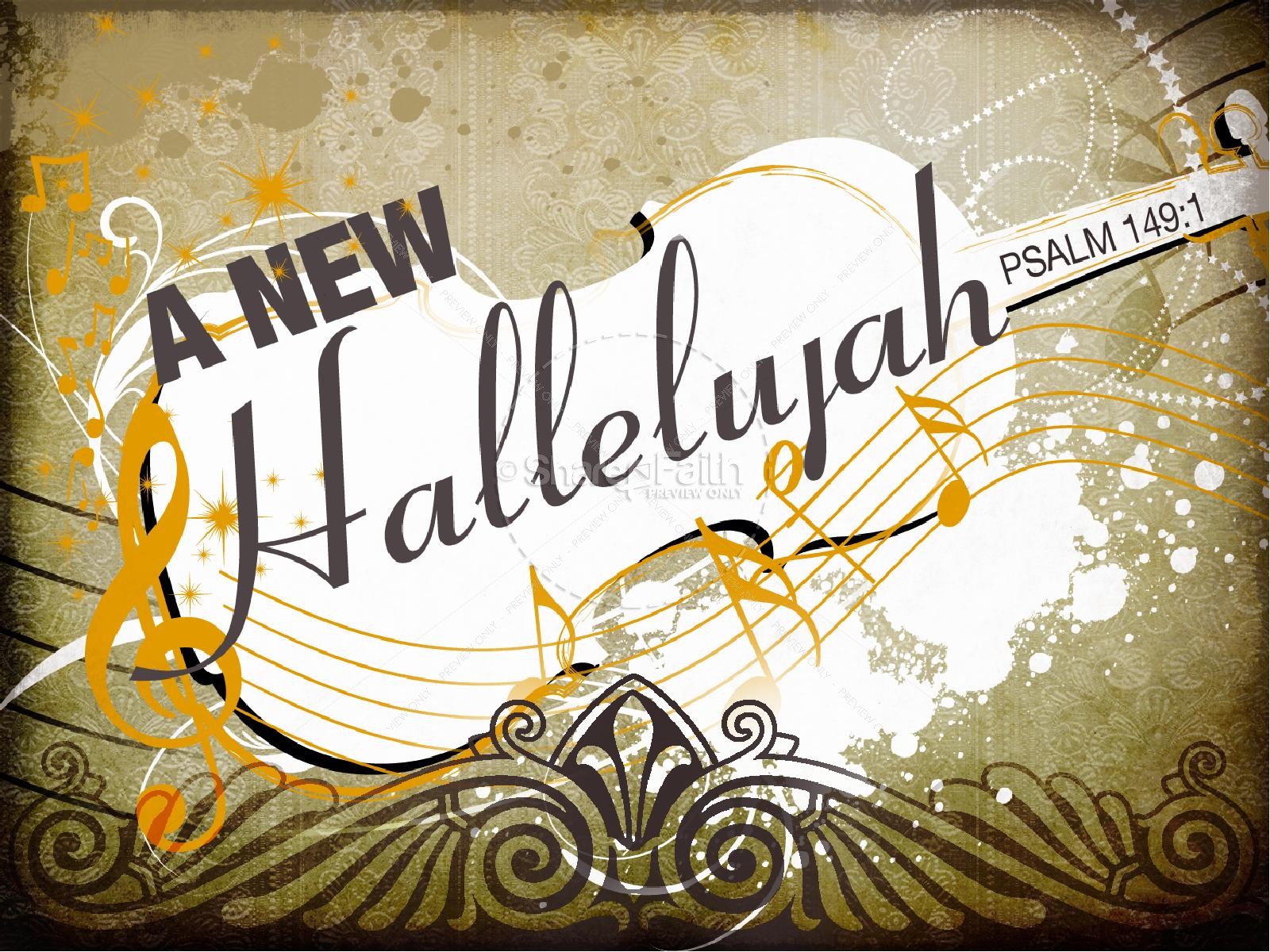 New Hallelujah Sermon PowerPoint Thumbnail 1