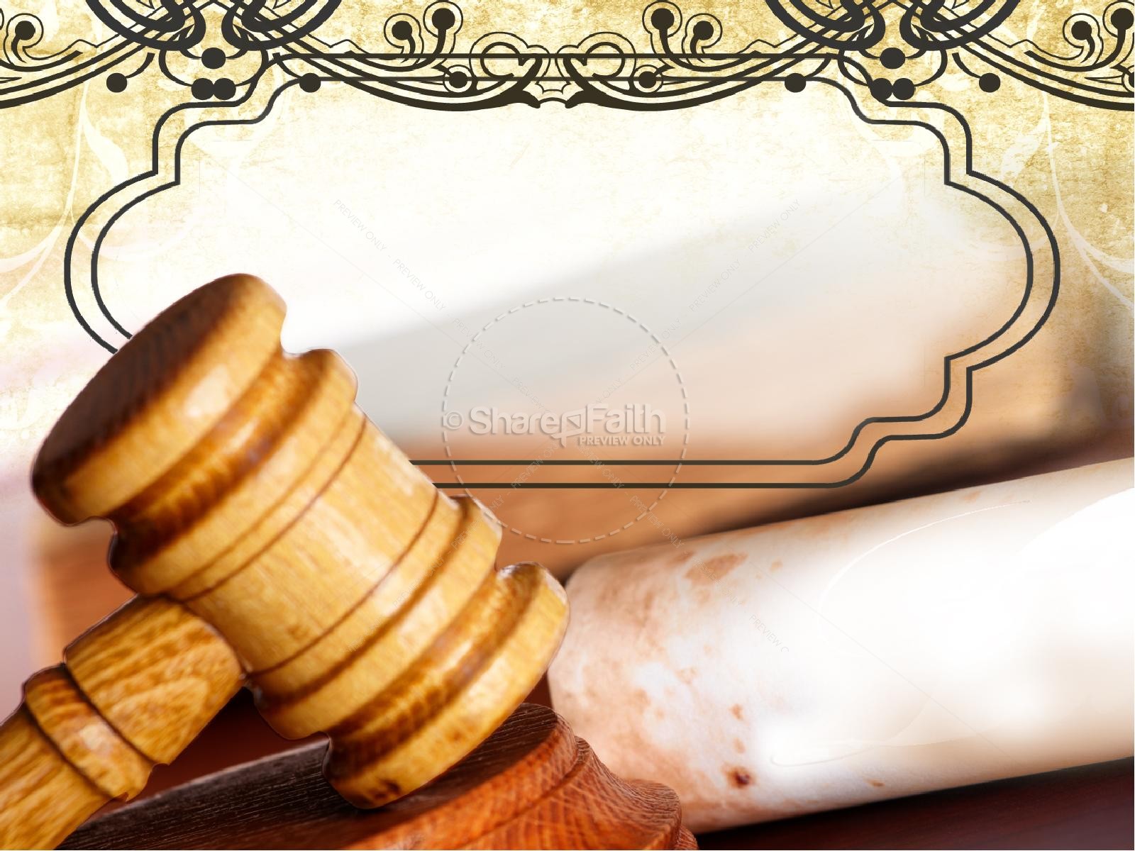 Judge PowerPoint Sermon