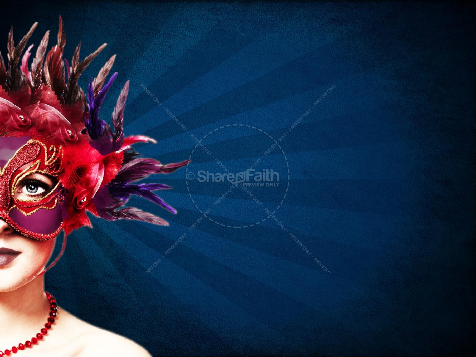 Take off the Mask PowerPoint Sermon