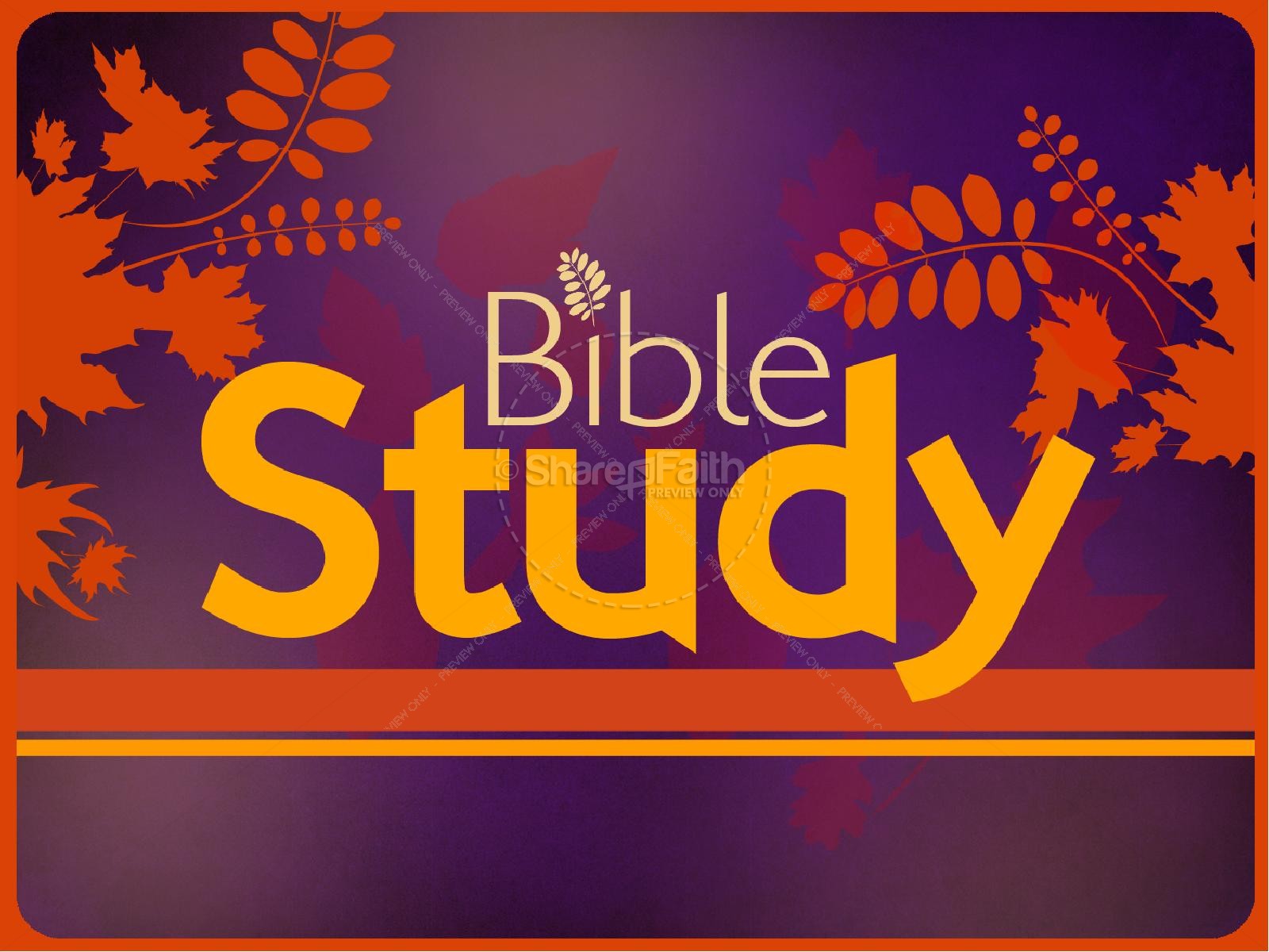 Bible Study PowerPoint