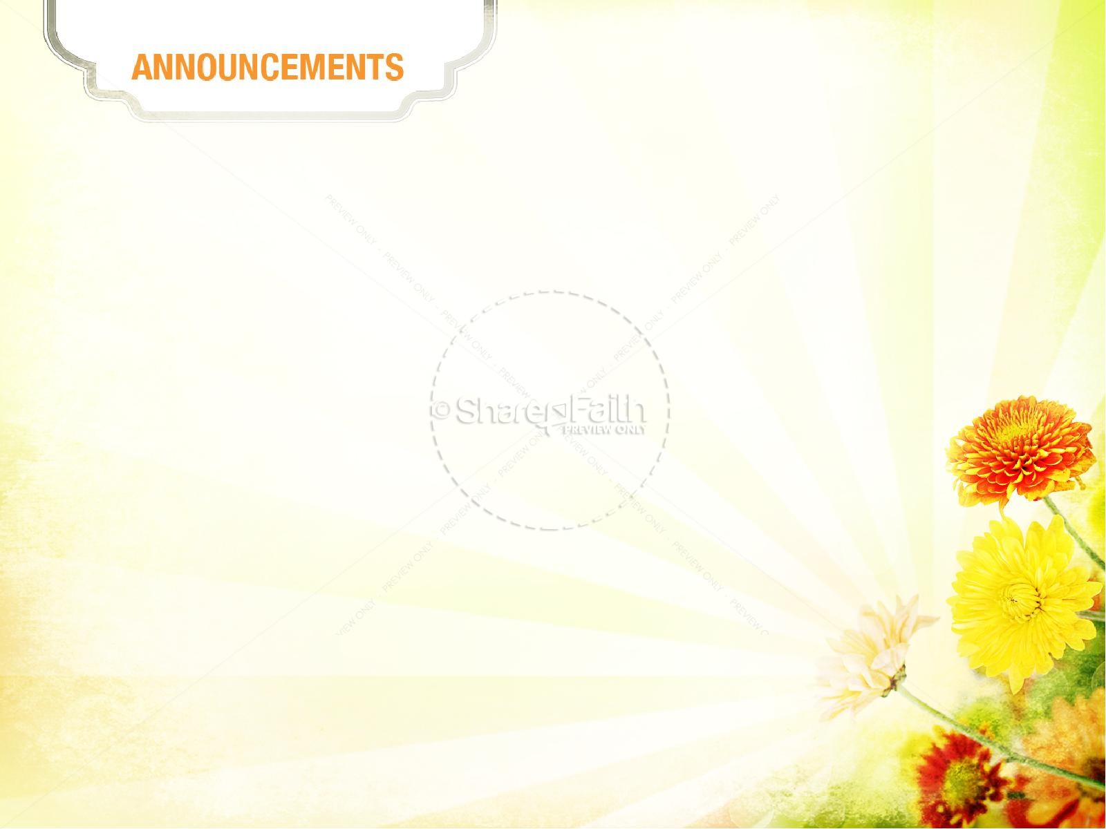 Fall Into Church PowerPoint