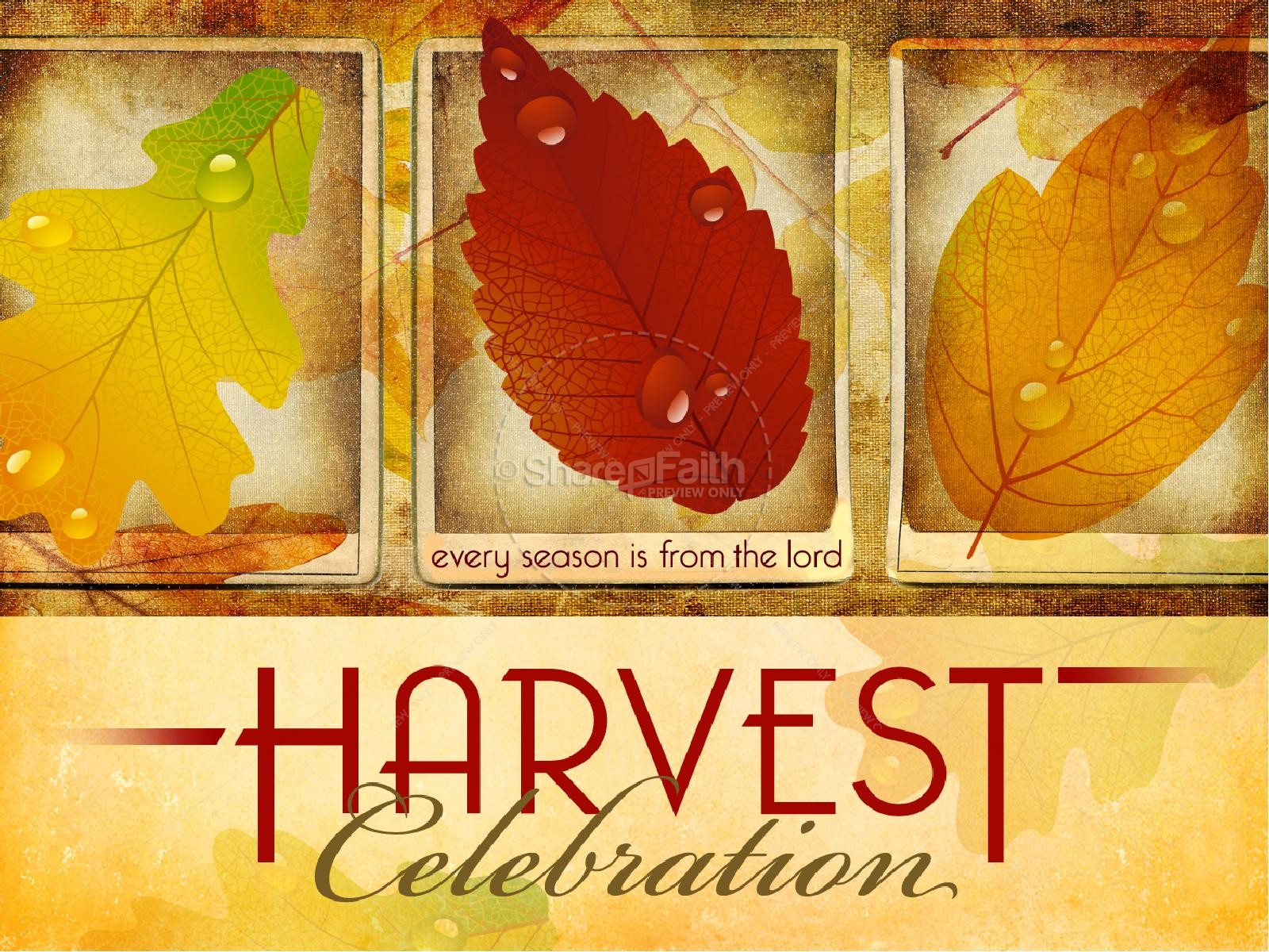 Harvest Celebration PowerPoint