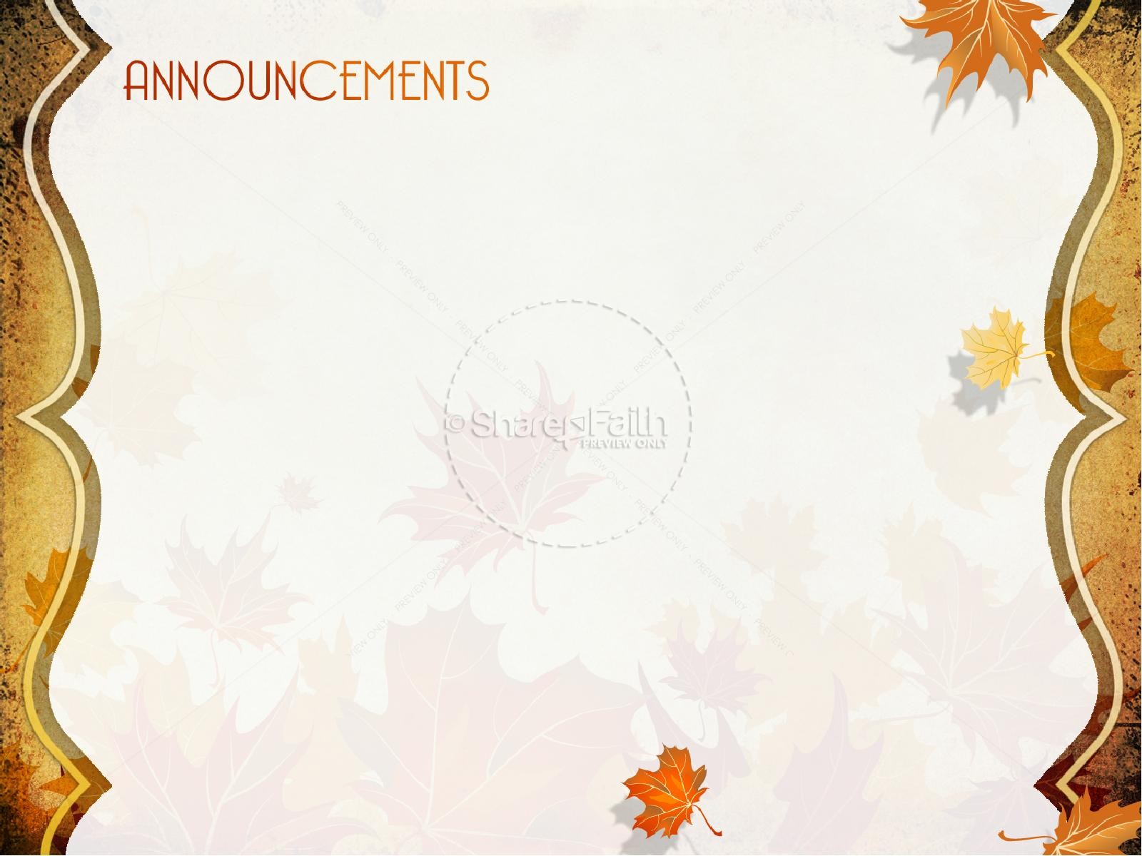 Upcoming Events PowerPoint