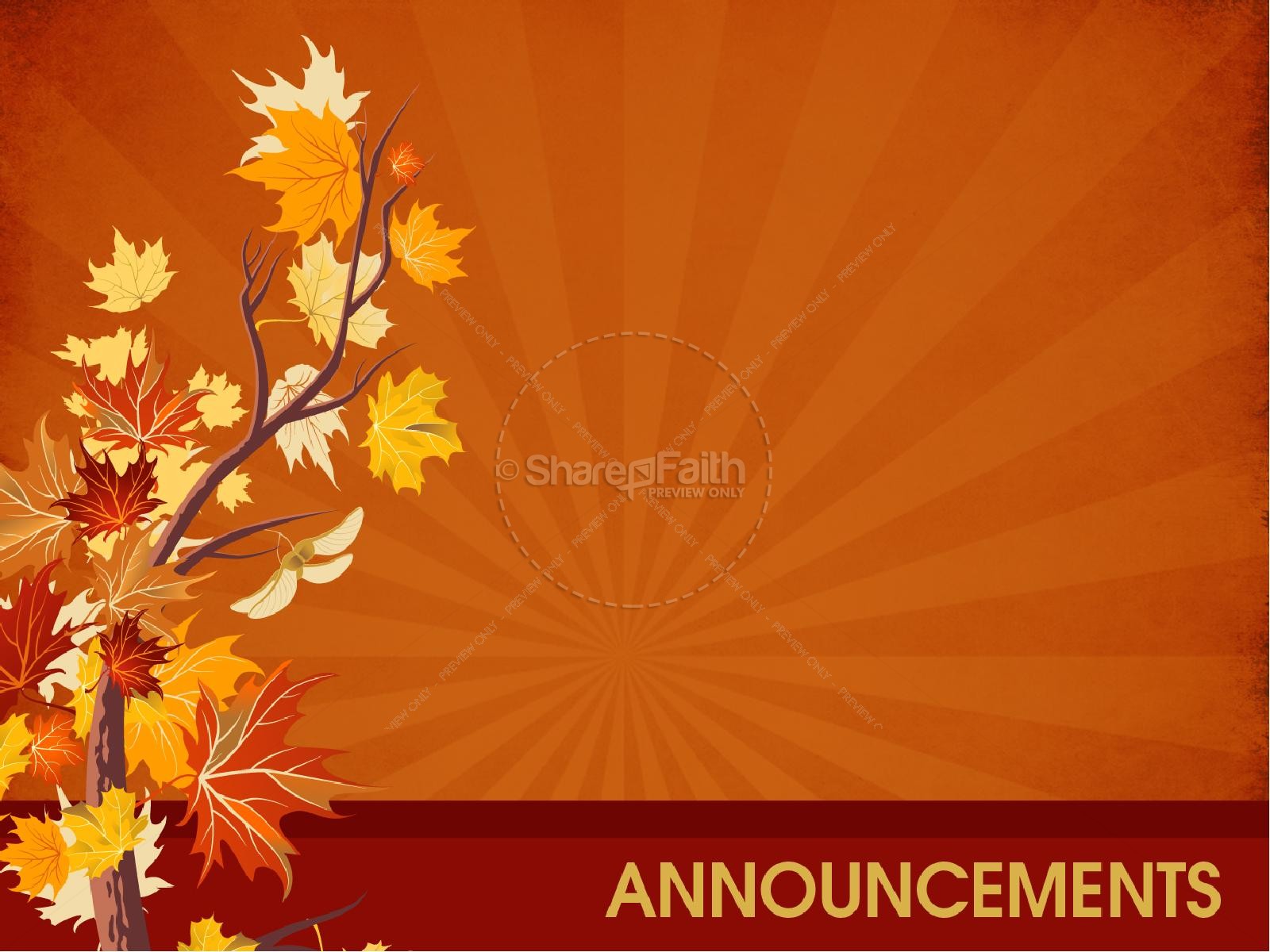 Joy of Thanksgiving PowerPoint