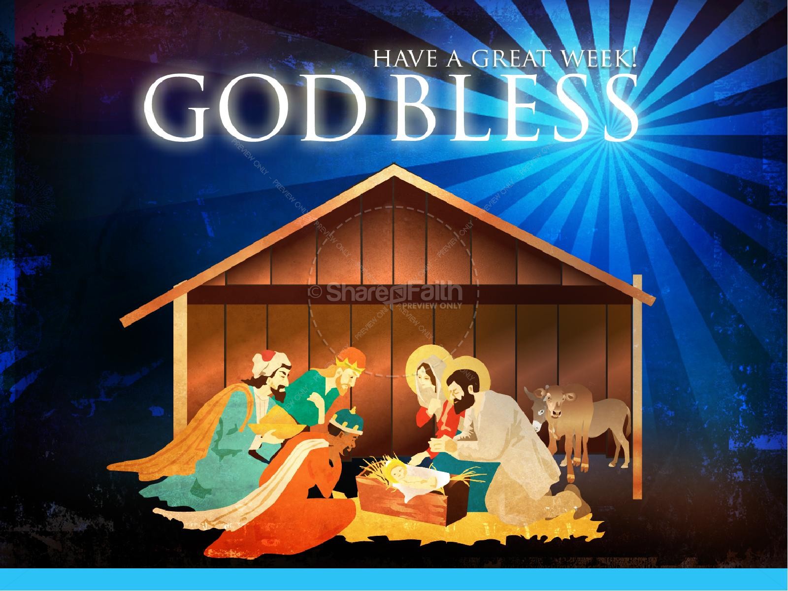 The Nativity Story Christmas PowerPoint Thumbnail 3