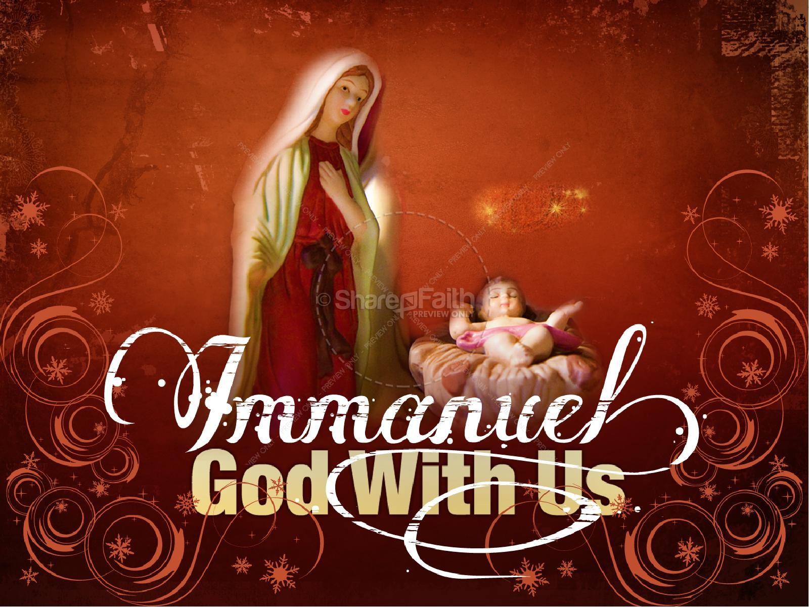 Immanuel God With Us PowerPoint