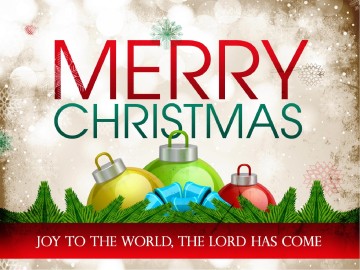 Merry Christmas Church PowerPoint Template | Christmas PowerPoints