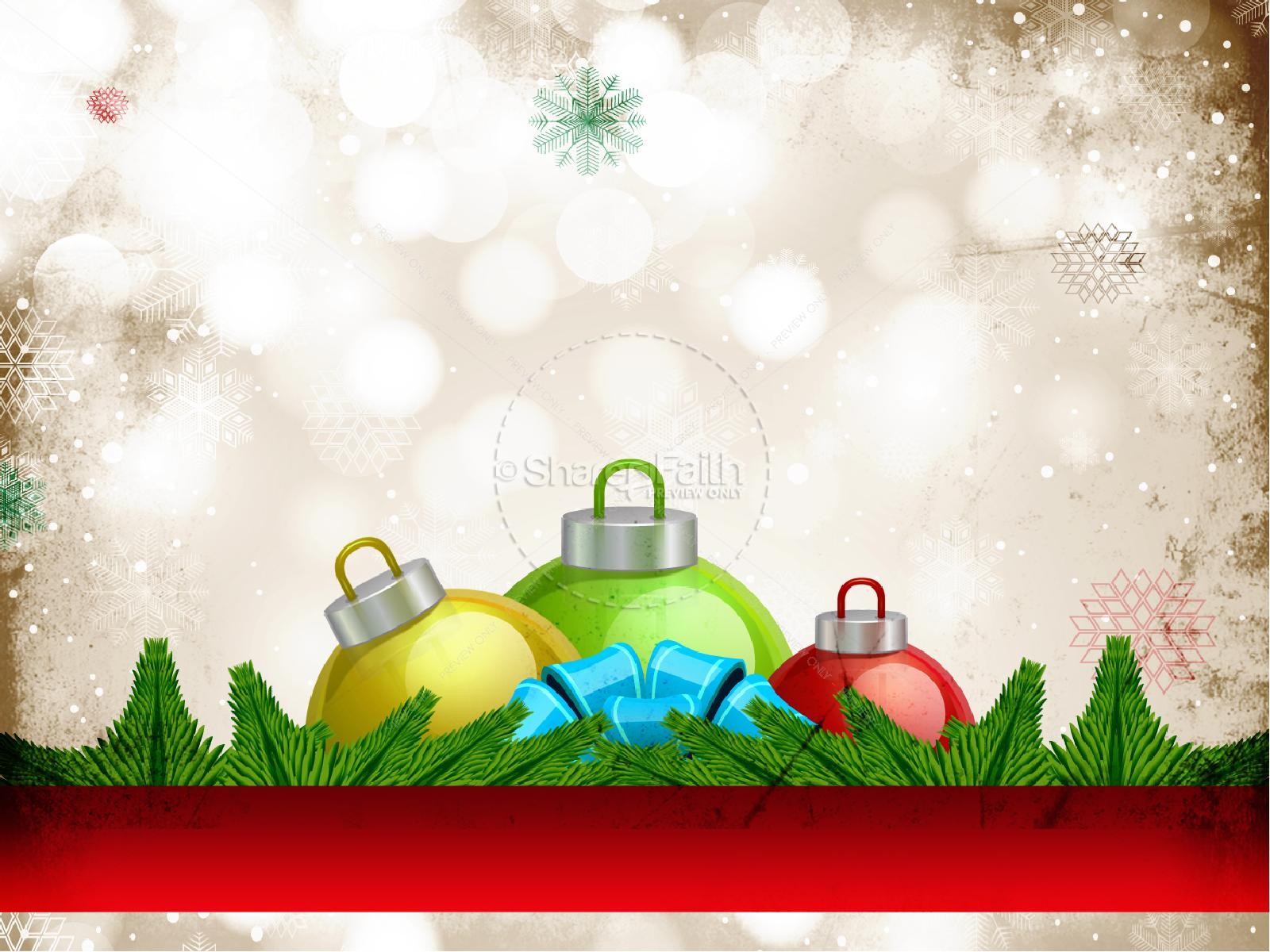 Merry Christmas Church PowerPoint Template Animated Christmas Powerpoint Backgrounds