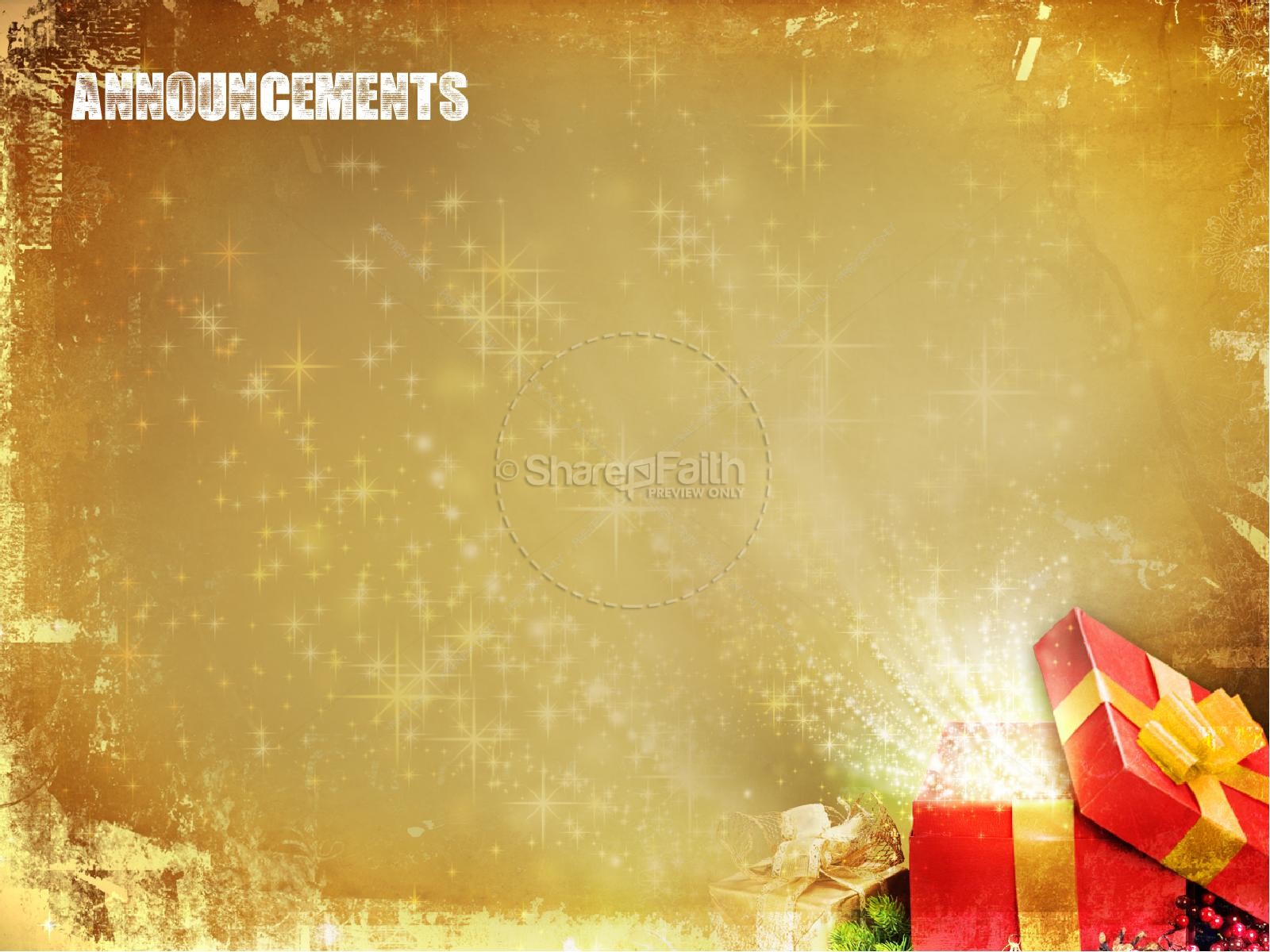 Celebrate the King PowerPoint Template