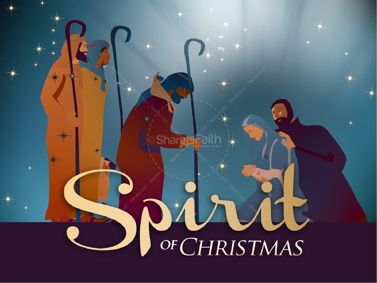 Spirit of Christmas PowerPoint Sermons