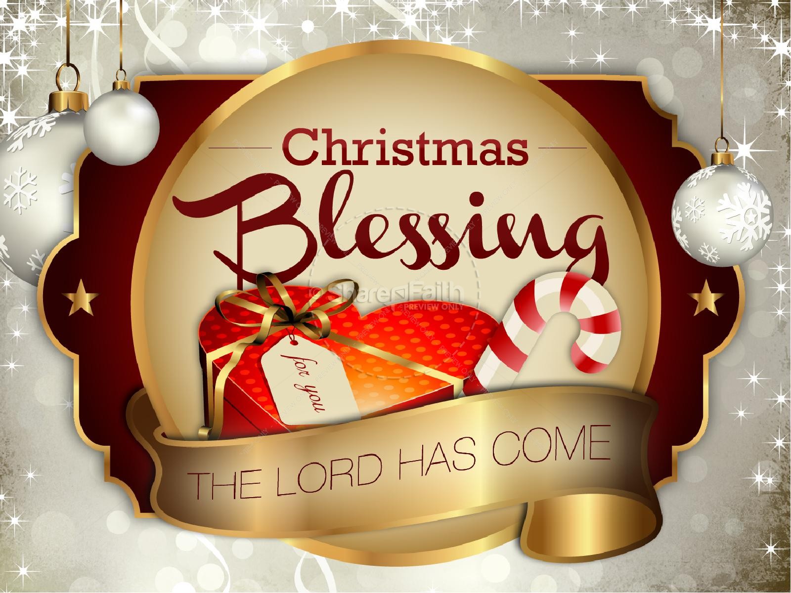 ShareFaith Media » Christmas Blessing PowerPoint Template – ShareFaith ...