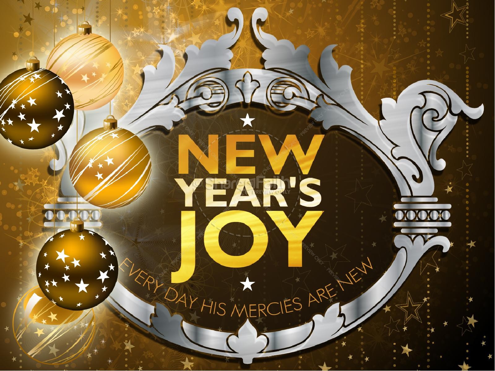 New Year's Joy PowerPoint Sermon
