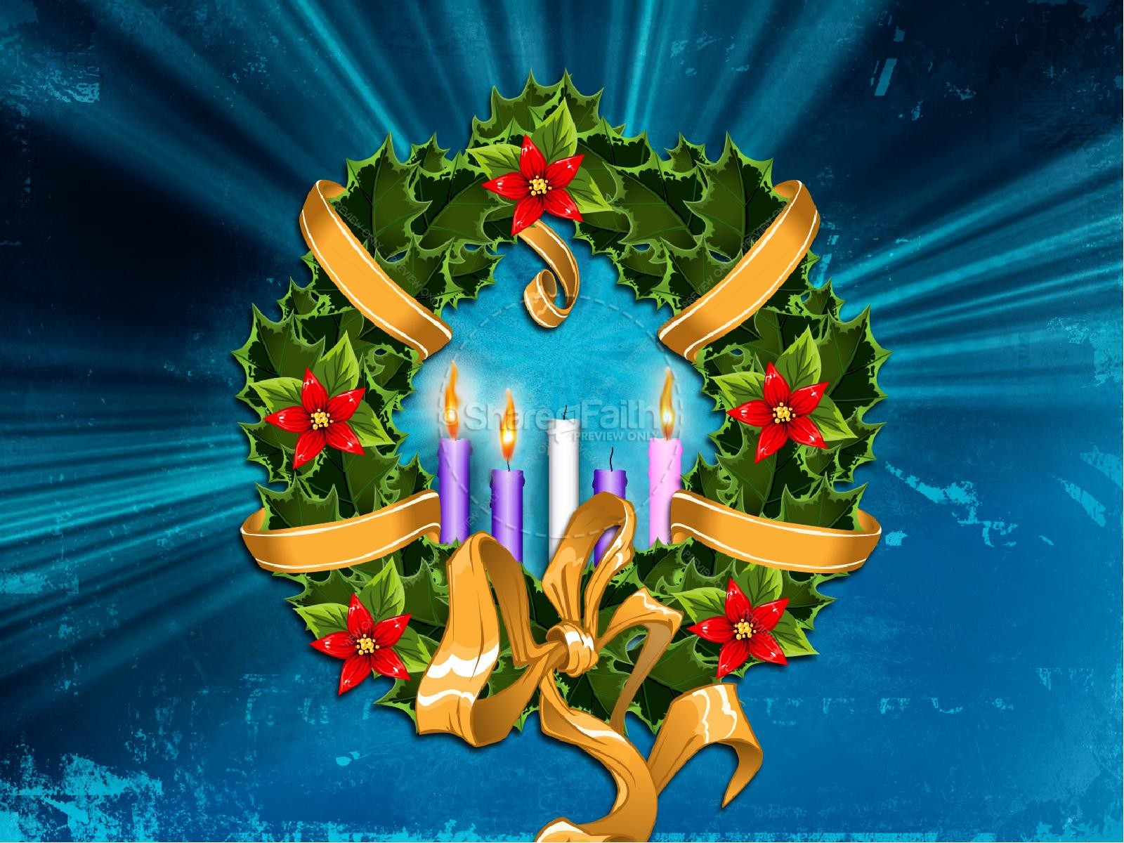 Advent Candles PowerPoint Template