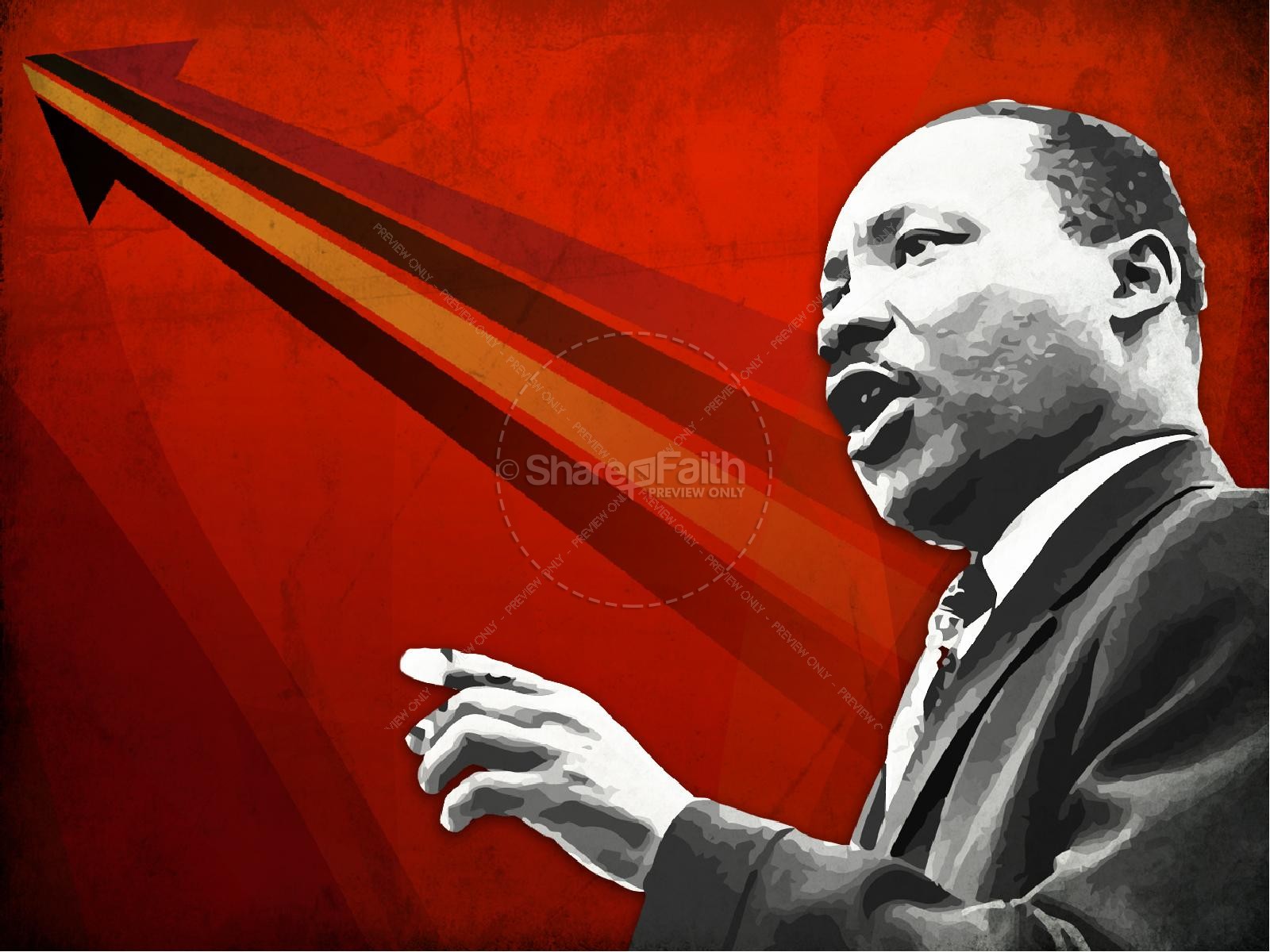  Martin Luther King Powerpoint Template 