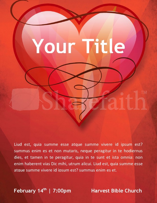 Love Church Flyer Template Thumbnail Showcase