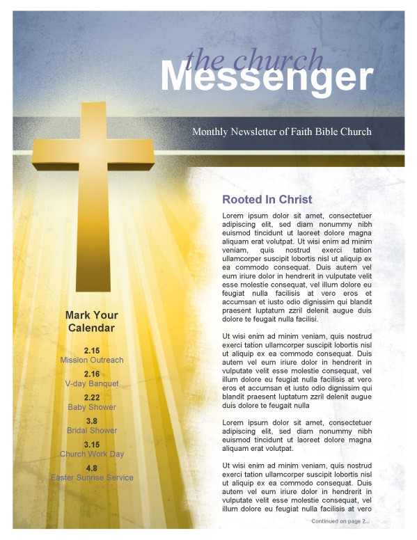 Forgiveness Church Newsletter