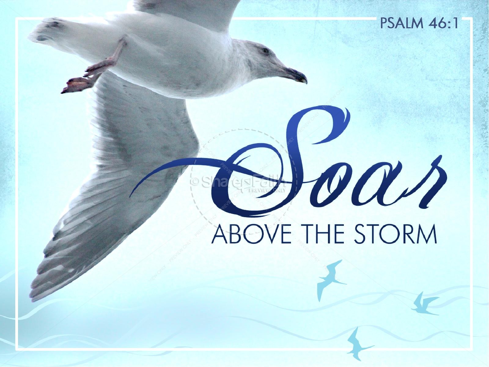 Soar Above The Storm PowerPoint Thumbnail 1