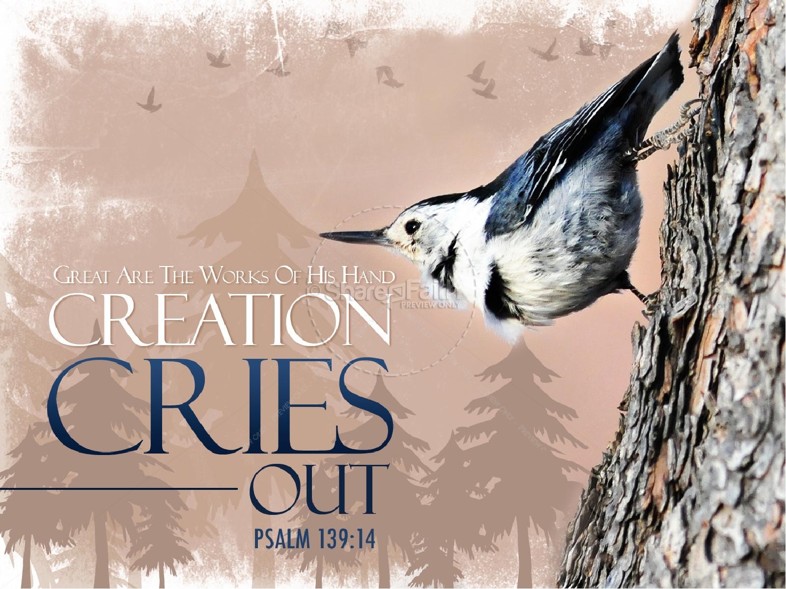 Creation Cries Out PowerPoint
