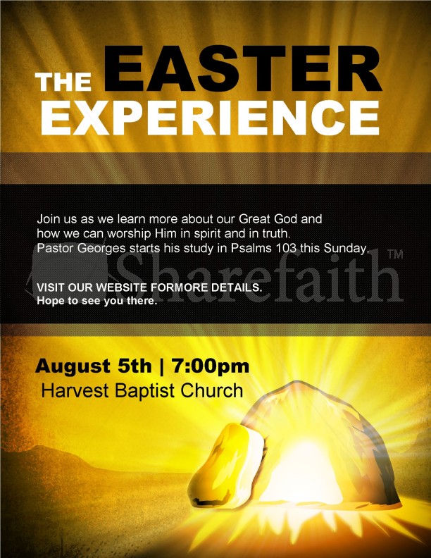 Easter Experience Flyer Thumbnail Showcase