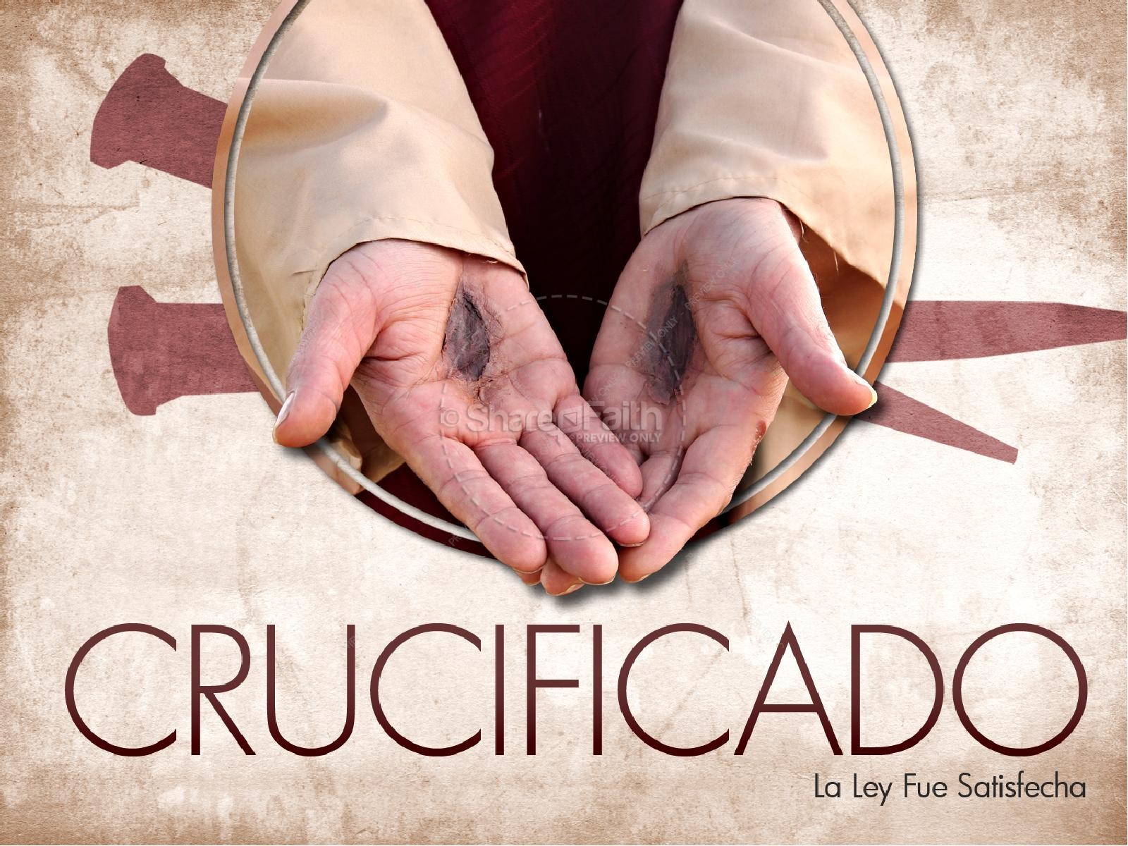 Crucificado Spanish PowerPoint | slide 1