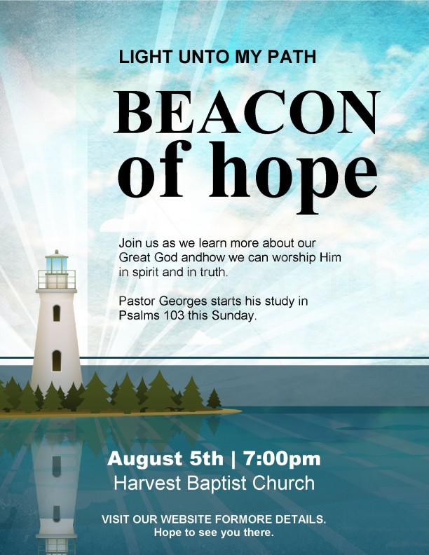 Lighthouse Church Flyer Template Thumbnail Showcase