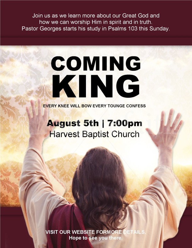 King Jesus Flyer Thumbnail Showcase