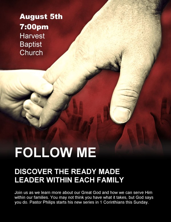 Father's Hand Church Flyer