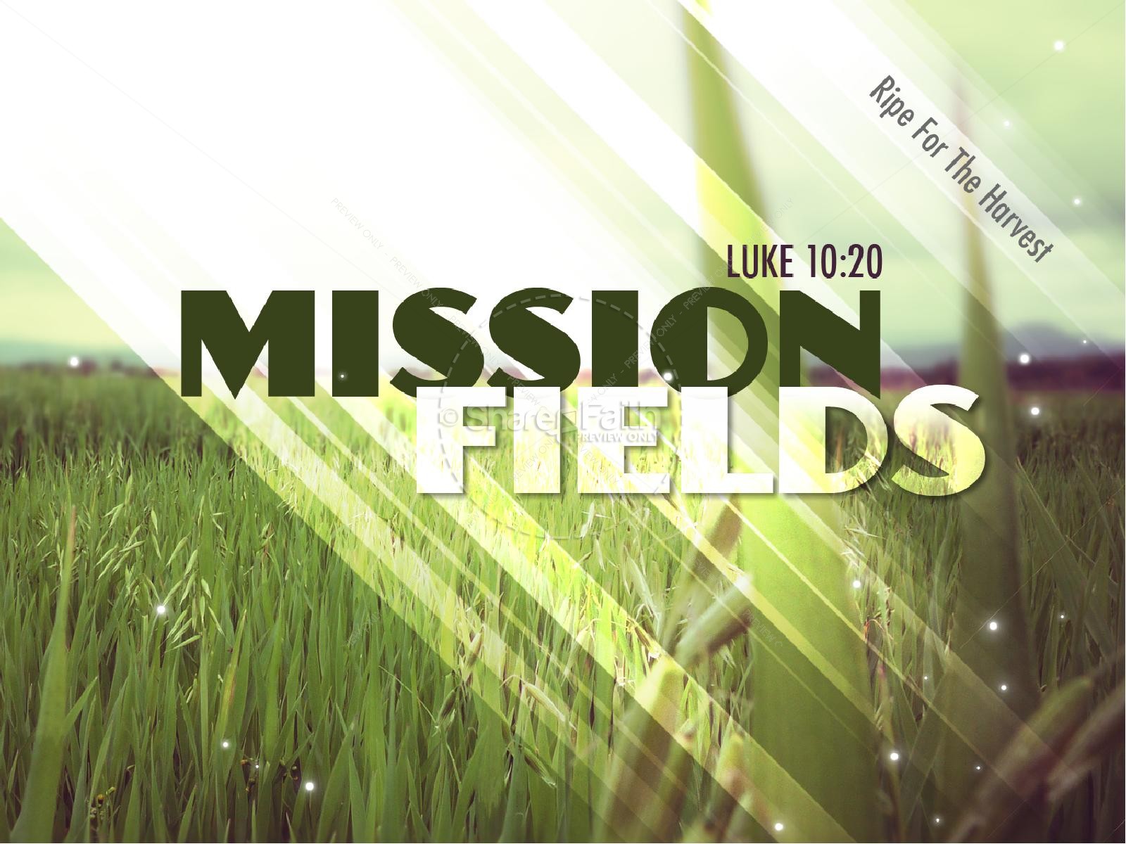 Mission Fields PowerPoint  Thumbnail 1